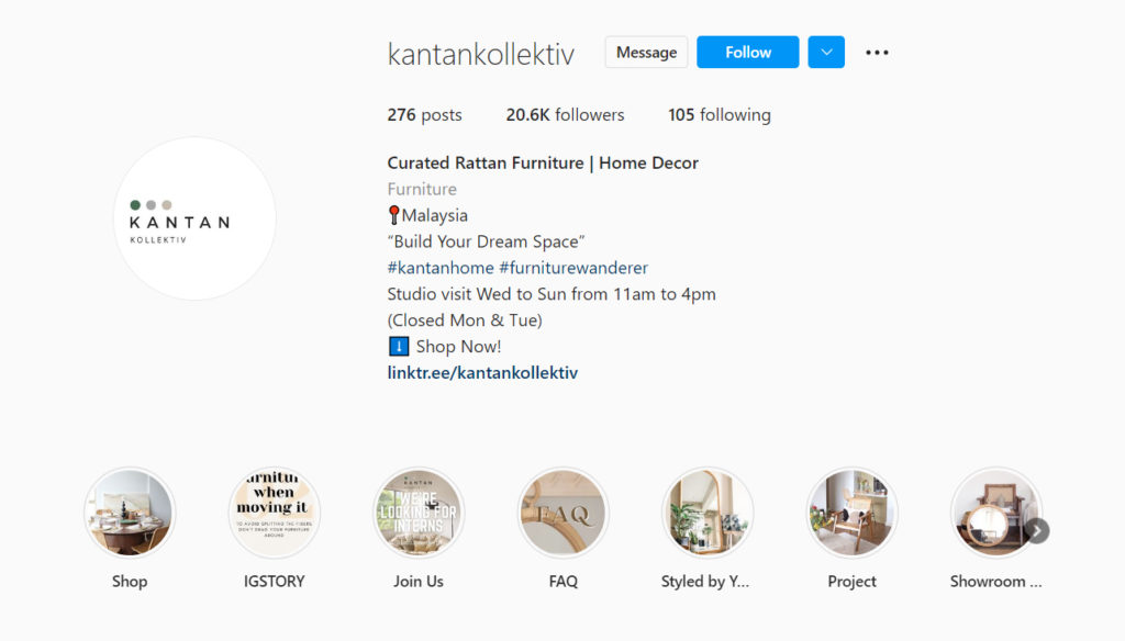 kantan kollektiv malaysia furniture brand