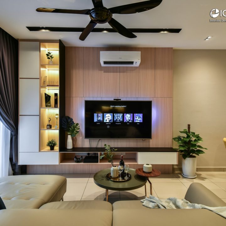 modern contemporary tv feature wall