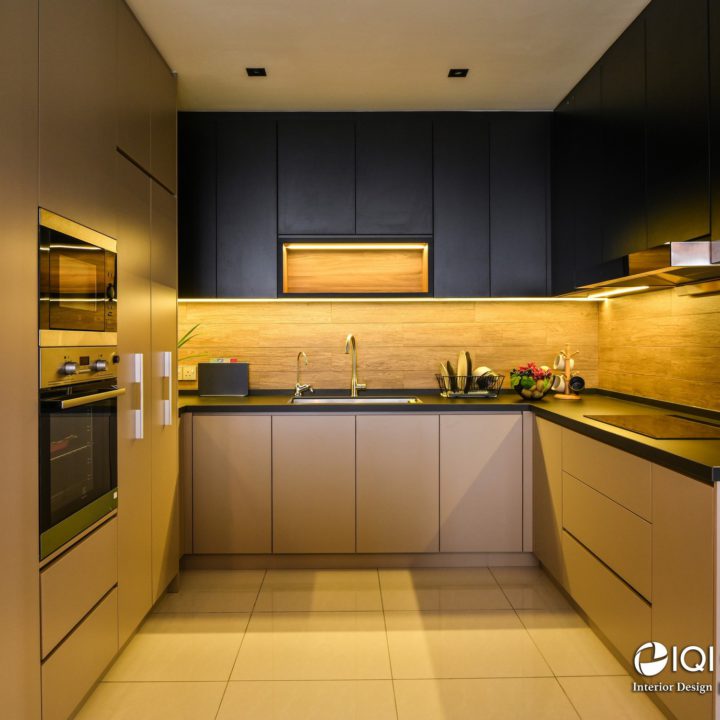 modern industrial condo kitchen design