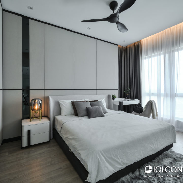 modern contemporary condo bedroom design