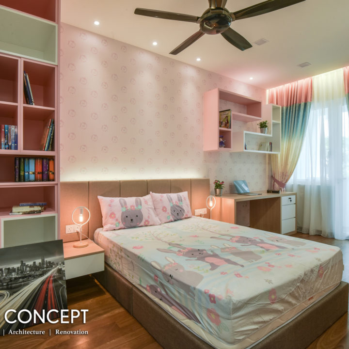 kids bedroom pink design