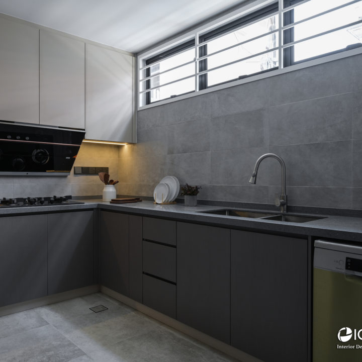 modern minimalist wet kitchen