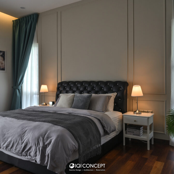 modern minimal master bedroom
