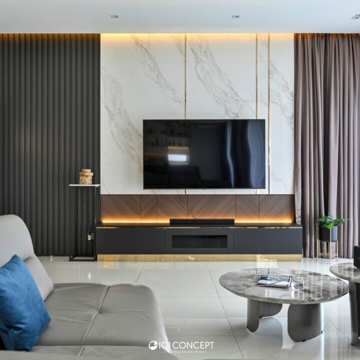 modern light luxury living room