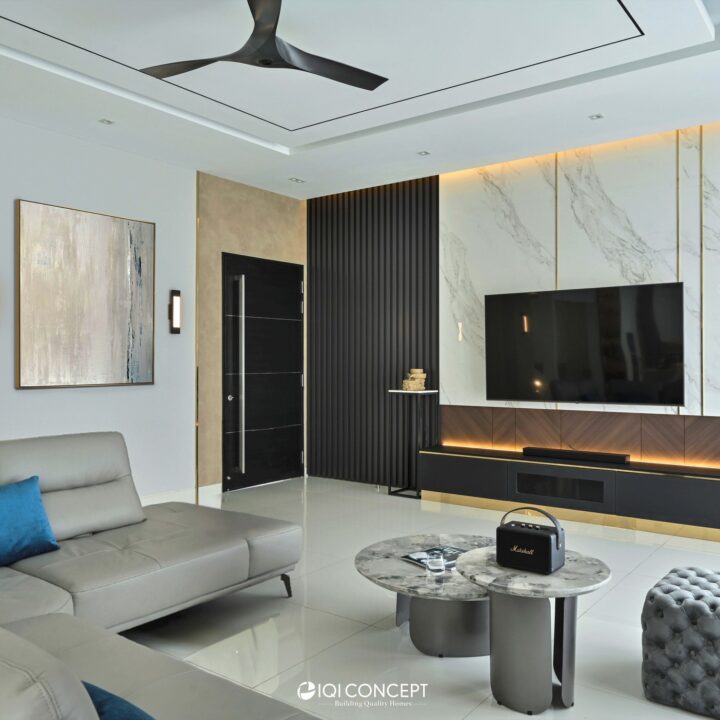 modern light luxury living design