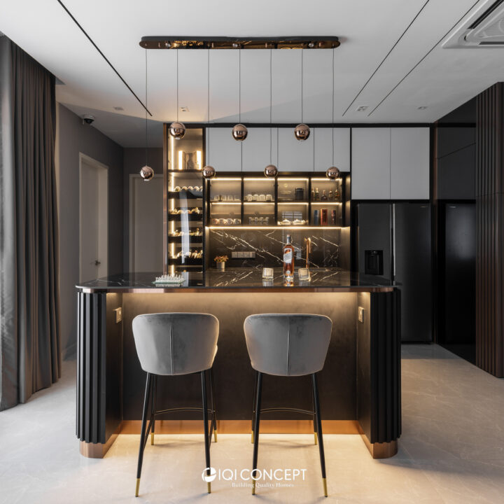 modern contemporary luxury kitchen island