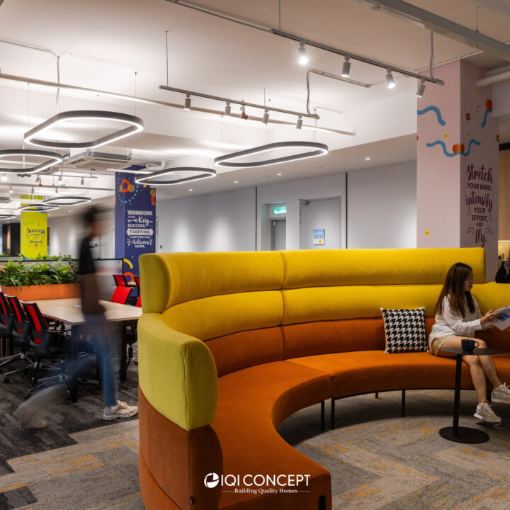 co-working space lounge