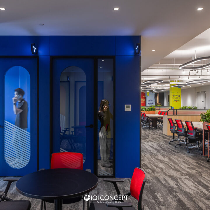 phone booth co-working space design