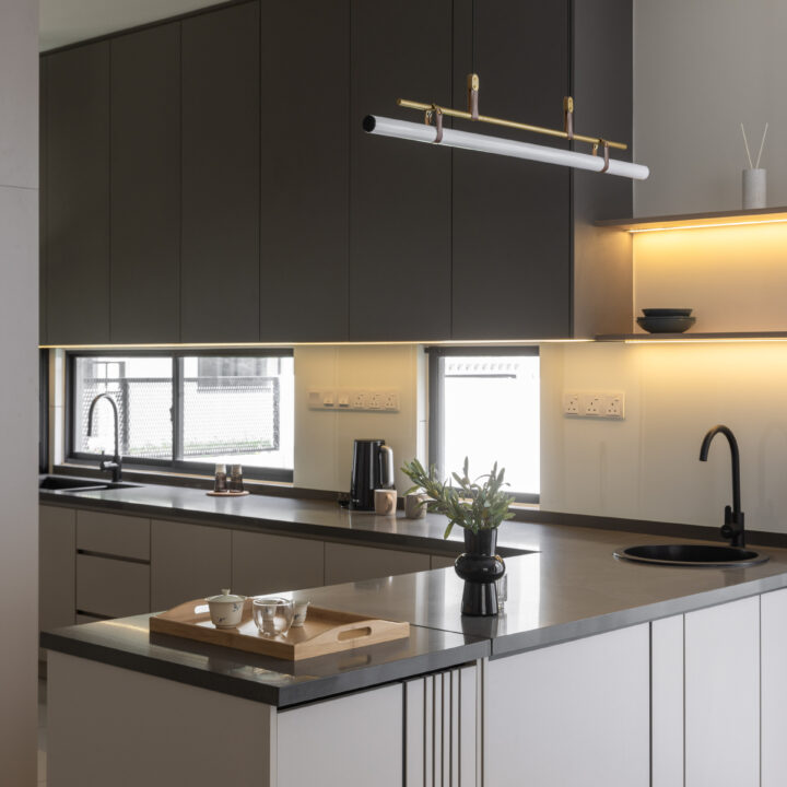 dry kitchen area contemporary design