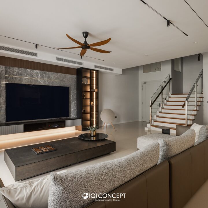 luxury modern tv feature wall